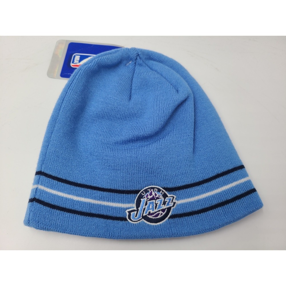 Utah Jazz Adidas Beanie Winter Knit Hat Stocking Cap Acrylic NBA Basketball Blue